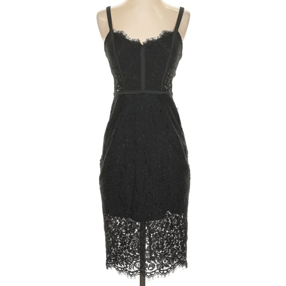 Black Lace Dress Cocktail Dress